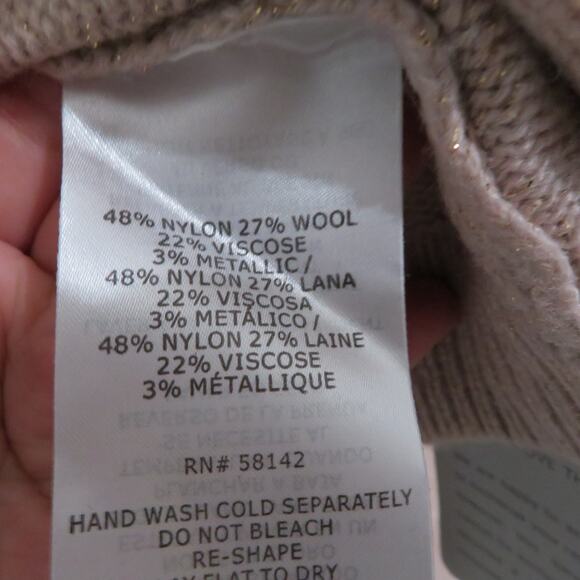 Gal Meets Glam Womens Sz S Blush Spar Taupe Open Front Cardigan Soft Knit Cozy - Picture 6 of 7